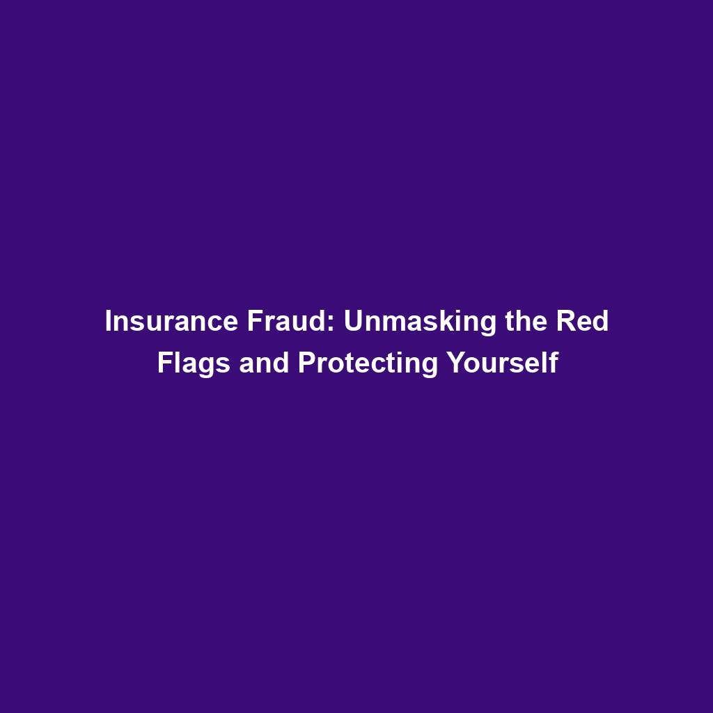 Featured image for “Insurance Fraud: Unmasking the Red Flags and Protecting Yourself”