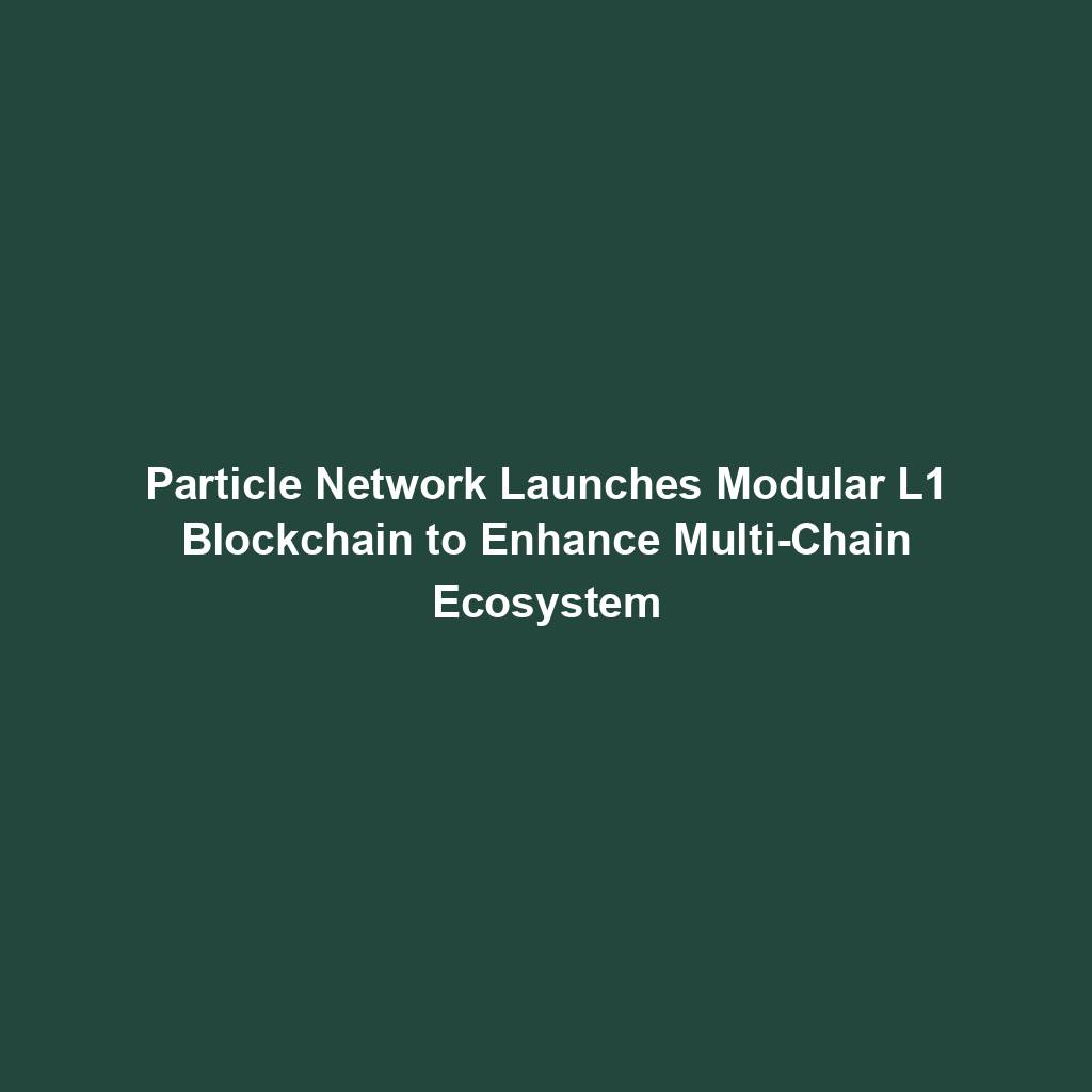 Featured image for “Particle Network Launches Modular L1 Blockchain to Enhance Multi-Chain Ecosystem”