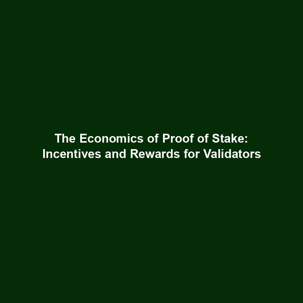 Featured image for “The Economics of Proof of Stake: Incentives and Rewards for Validators”