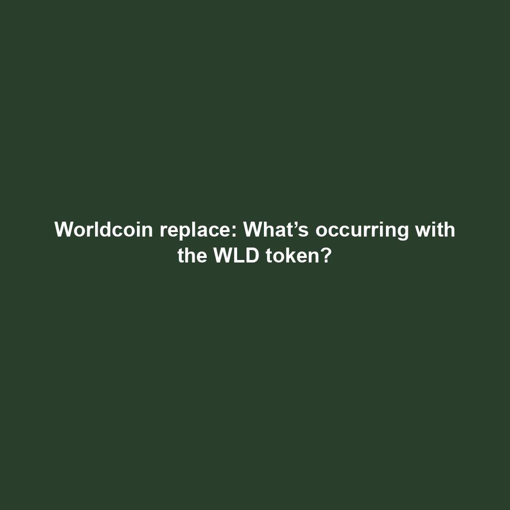 Featured image for “Worldcoin replace: What’s occurring with the WLD token?”