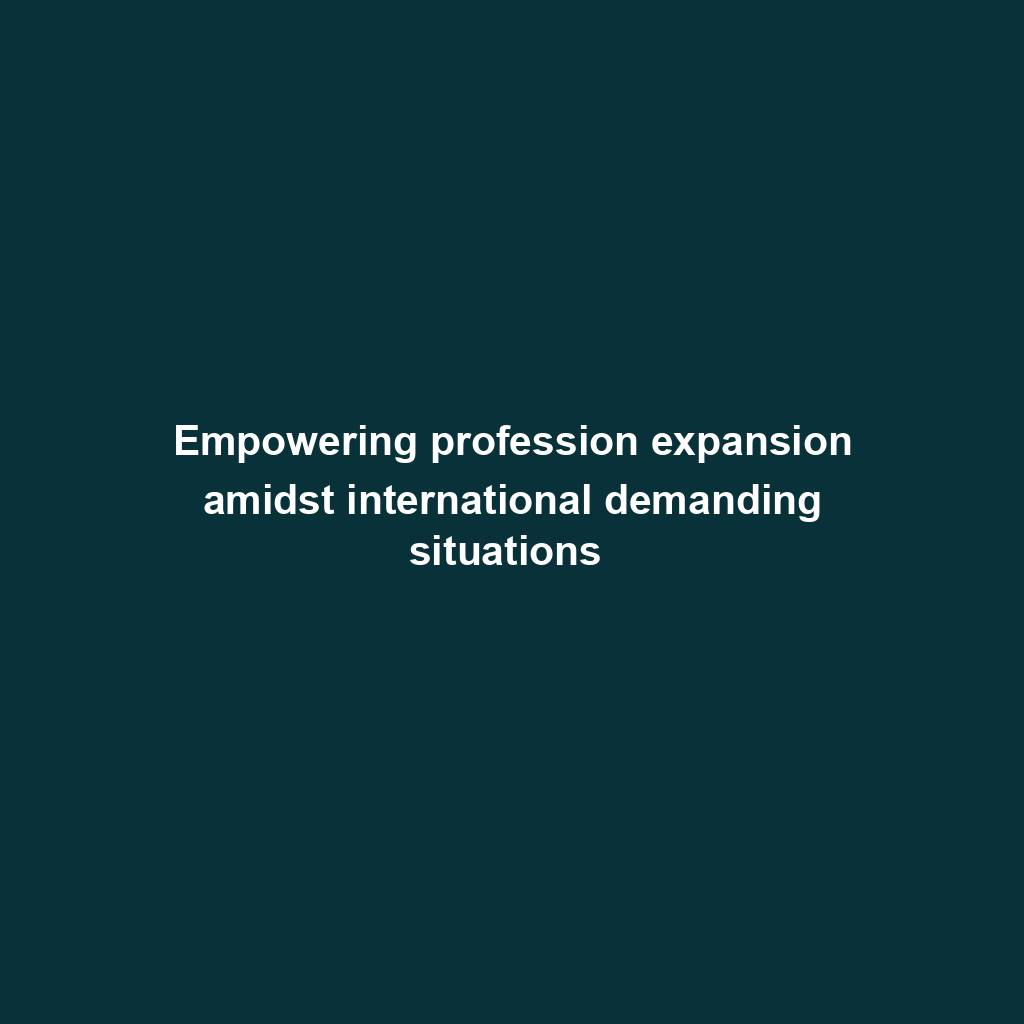 Featured image for “Empowering profession expansion amidst international demanding situations ”